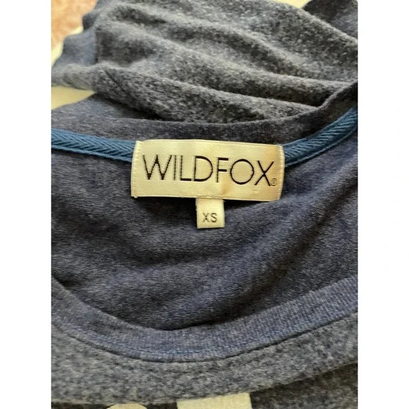 Wildfox Womens Stop And Smell The Ocean Sweatshirt Long Sleeve Size XS Black - Picture 5 of 5